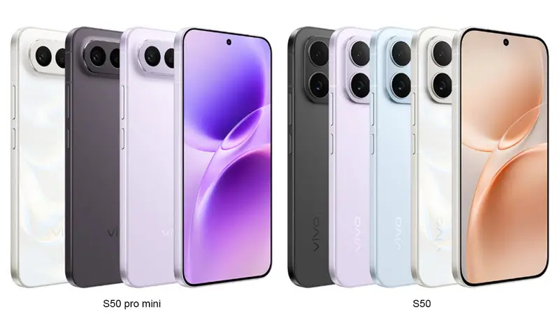فيفو تطلق S50 وS50 Pro mini رسميًا بمعالجات أقوى وبطارية ضخمة