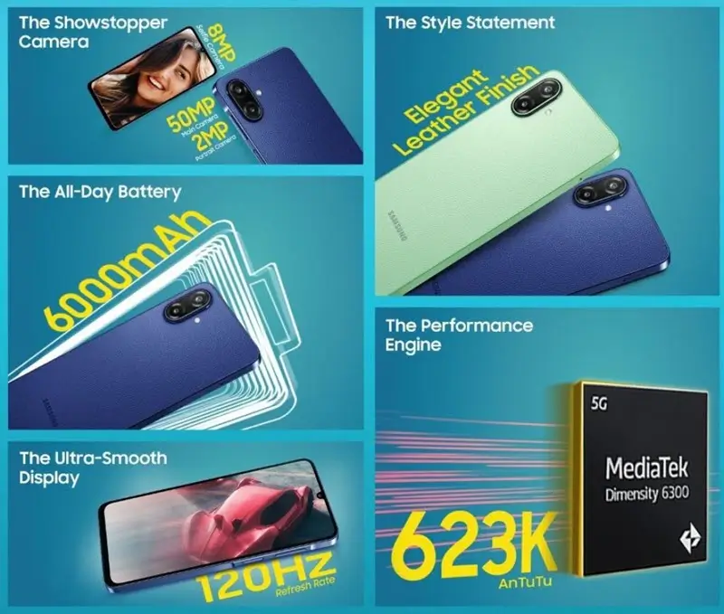 1772583833_973_سامسونج-تطلق-Galaxy-F70e-في-الهند-بتصميم-جديد-وبطارية-6000mAh.webp سامسونج تطلق Galaxy F70e في الهند بتصميم جديد وبطارية 6,000mAh