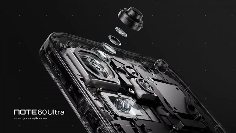 هاتف Infinix Note 60 Ultra يأتي بتصميم فاخر وبطارية 7000 مللي أمبير